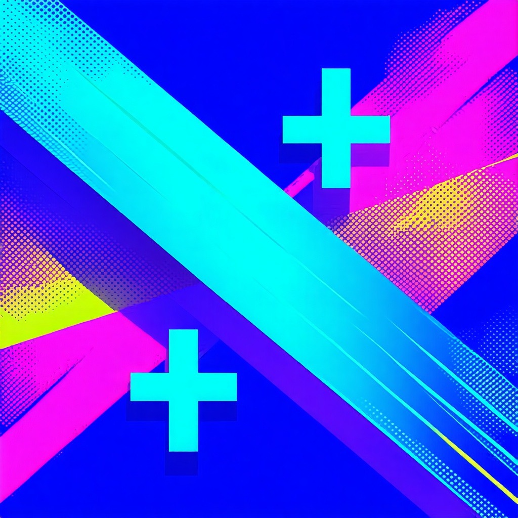 vibrant and dynamic background with a dual arrow